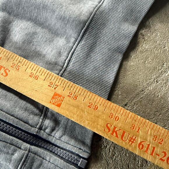 Grey Duluth Trading Co. Grey Boxy Zip Up Hoodie Sweatshirt - Picture 8 of 8